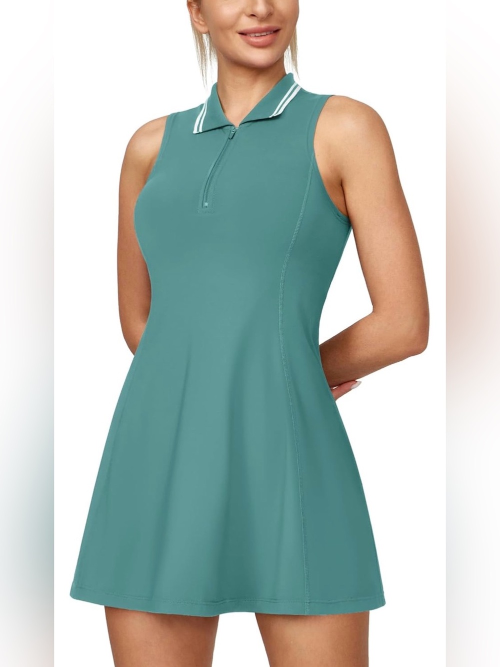 Teal golf or tennis dress